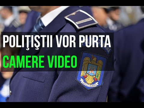 Cum arată camerele video ce vor fi purtate de polițiști.
